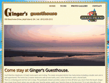 Tablet Screenshot of gingersguesthouse.com